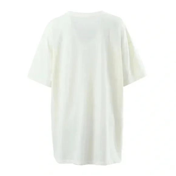 SOLD OUT Ivory The Beach Boys Tropical Beach Graphic Short Sleeve Oversized - Picture 4 of 4